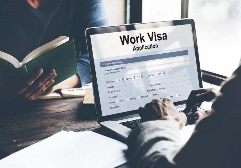 Work visa application online