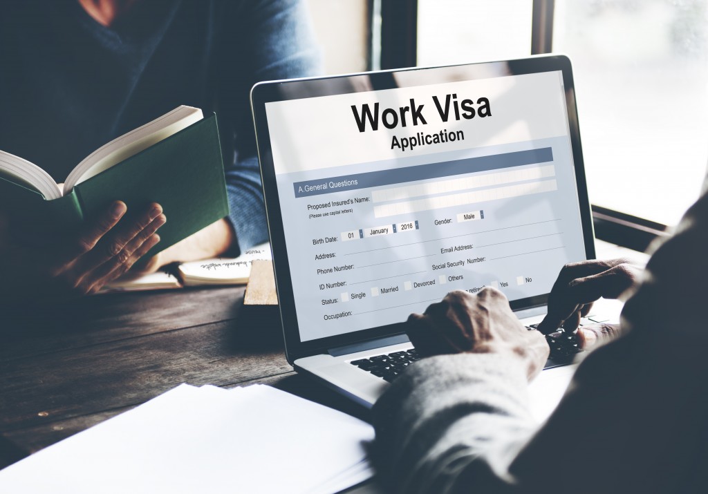 Work visa application online