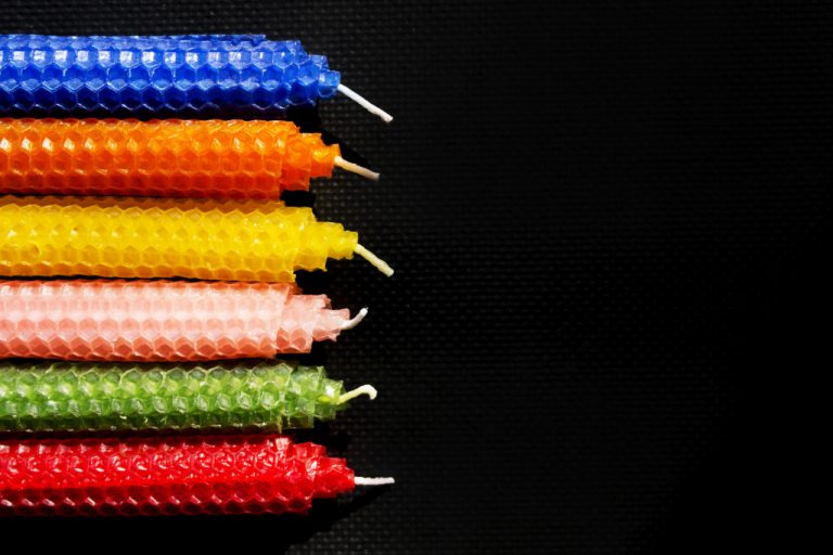 different color of candles