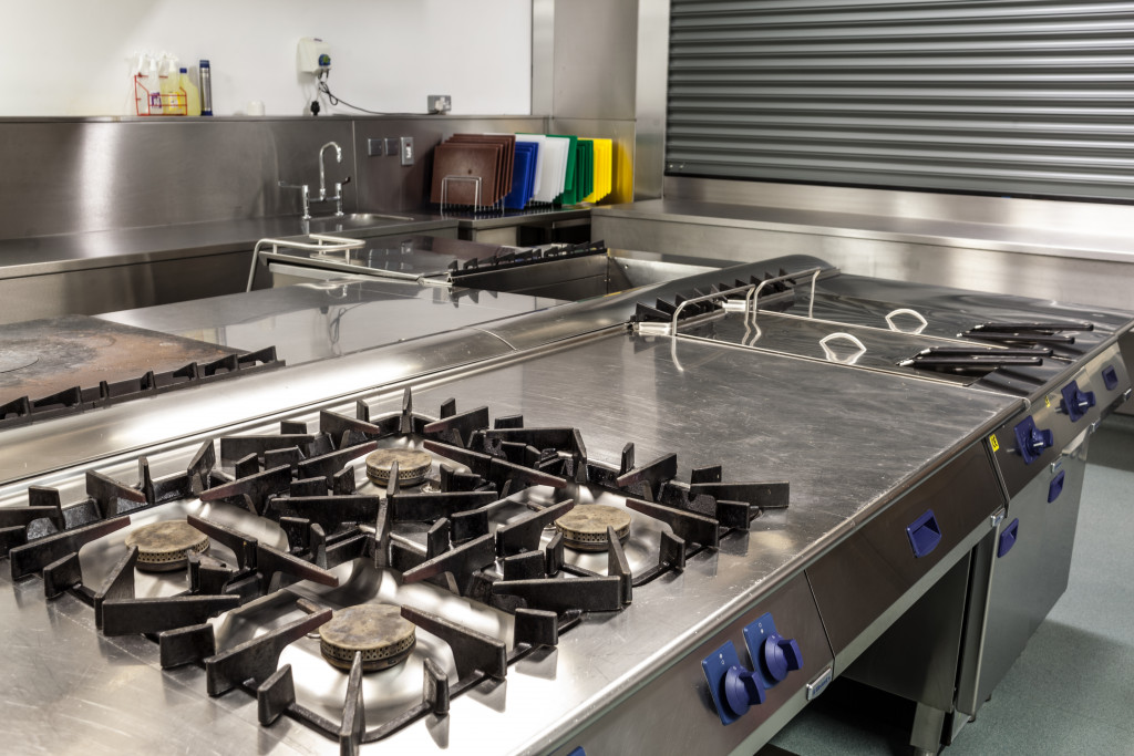 High-quality materials for commercial kitchen